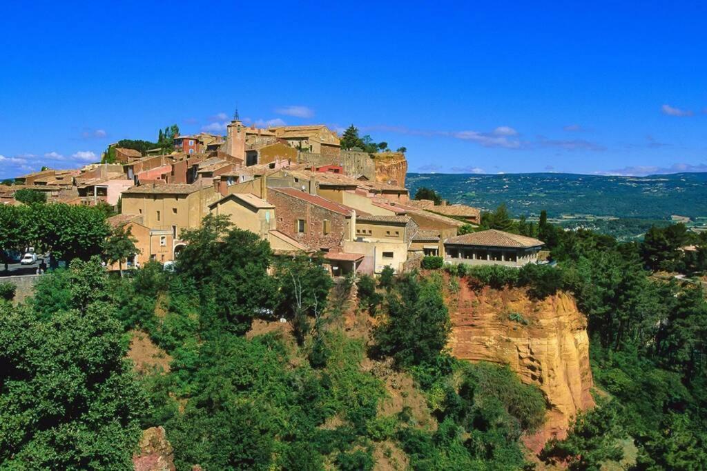 Mas De La Cheneraie Blanche, Maison De Vacances Avec Piscine En Luberon Roussillon  Exterior photo